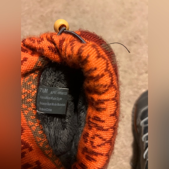 - Dr. Scholls Lace Up Alpine Winter Boots, color: Gray & Orange, Womens 7 … - Picture 6 of 14